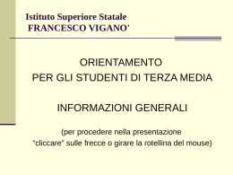 Istituto Superiore Statale FRANCESCO VIGANO` ATTIVITA