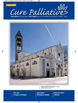 Notiziario anno 2015 - Associazione Siro Mauro