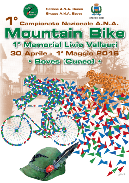 Mountain Bike - La Sezione ANA di Cuneo
