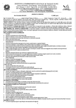 contratti formativi Primaria Oca