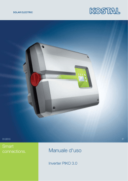 Manuale d`uso - Green Economy Srl