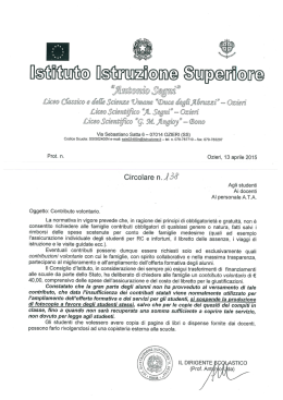 circolare n 138 del 13 aprile 2015 - istituto di istruzione superiore
