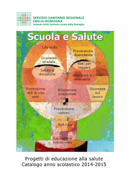 catalogo Ausl Scuola e Salute 2014 15