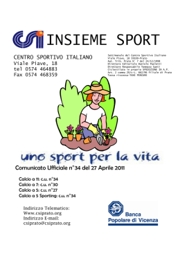 cu 34 - Centro Sportivo Italiano