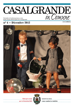 7 dicembre 2012 - Comune di Casalgrande
