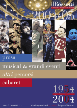 dal 5 al 24 aprile 2005, SALA BARTOLI