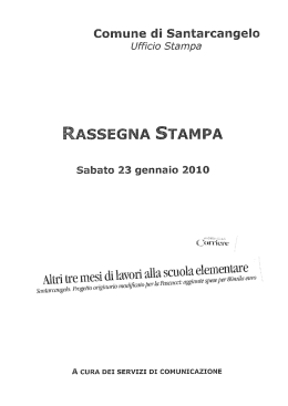 Uficio Stampa I I `