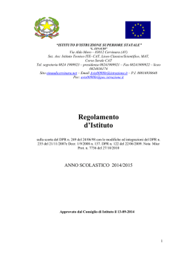 Visualizza Regolamento