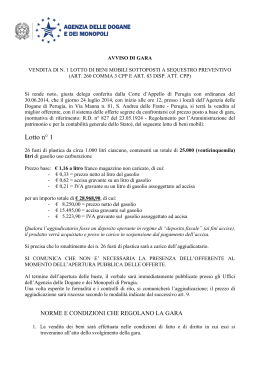 Bando asta gasolio UD Perugia24-07-2014