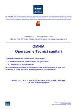 OMNIA Operatori e Tecnici sanitari