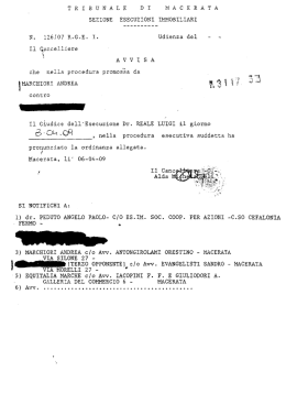 trieunaledimacerata sezione esecuzioni - esim