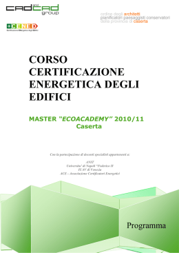 master ecoacademy Caserta