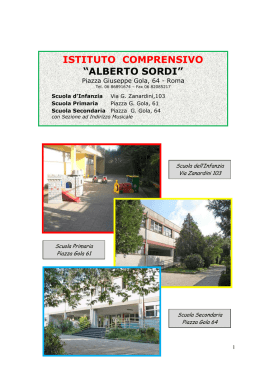 ISTITUTO COMPRENSIVO &ldquo;ALBERTO SORDI&rdquo;