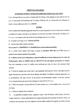 Avviso di vendita 1021-07_1 (pdf 268 kB)