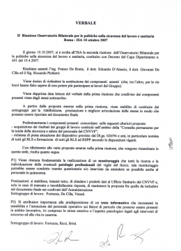 verbale del 10-10-07 - Coordinamento Nazionale Vigili del Fuoco