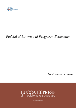 testo integrale - Lucca Imprese di tradizione e successo