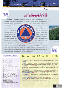 Maggio 2006 - Comune di San Benedetto del Tronto