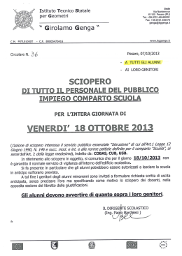 36S 2013-2014 SCIOPERO - Istituto Tecnico per Geometri