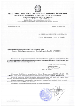 isti tu t0 statale d `istr uze secondaria superiore