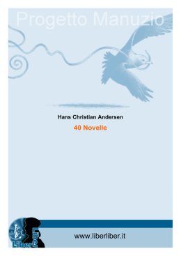 Hans Christian Andersen 40 Novelle