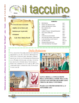 Dalla Redazione