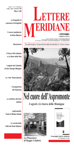 M - Lettere Meridiane