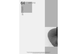 Rivista n° 64 - Ordine degli Architetti della Provincia di Verona