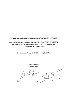 aziende del settore terziario, commercio e