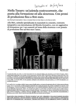 ARTICOLO B & A SRL 20-03-2013