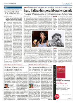 Corriere della Sera 31 Marzo 2009
