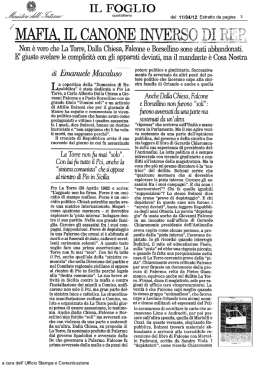 mafia, il canone inverso di rep.