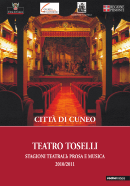 teatro toselli - Comune di Cuneo