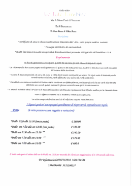 nuove tariffe tate turchine