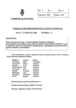 deliberazione n. 15