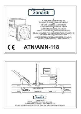 manuale atn 118.fh11 - ZanardiAlternatori SRL