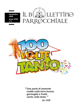 Novembre - parrocchiasanfrancescolecco.it