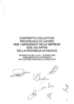 contratto collettivo provinciale di lavoro per i dipendenti delle