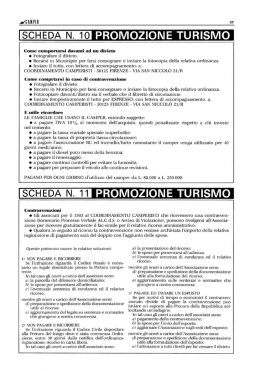 scheda n. 10 promozione`turism`o