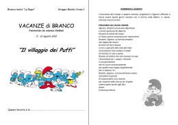 Il villaggio dei Puffi&rdquo; ggio dei Puffi