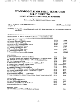 COMANDO MILITARE PER IL TERRITORIO DELL` ESERCITO
