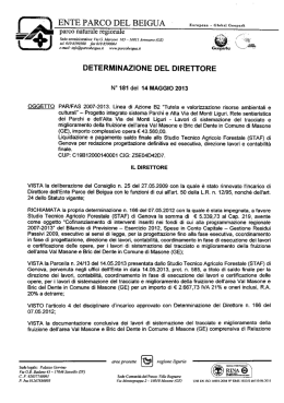 Scarica il documento - Parco Naturale Regionale del Beigua