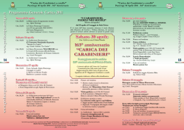 Programma generale Carica 2011
