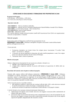 CORSO BASE DI EDUCAZIONE E FORMAZIONE