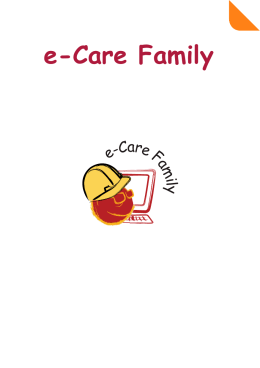 e-Care Family - Fondazione Mondo Digitale