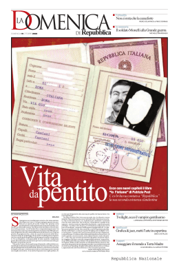 Vita da pentito - La Repubblica.it