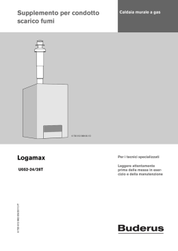 Supplemento per condotto scarico fumi Logamax