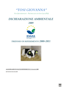 Dichiarazione ambientale - Arpae Emilia
