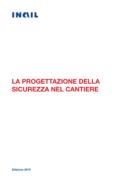 La progettazione della sicurezza nel cantiere