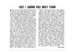Tzigani (Finiti i languori degli onesti ...)