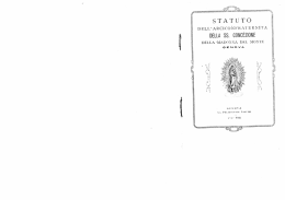 Page 1 STATUTO DELL` ARCICONFRATERNTTA MQNTE G ICN